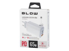 Blow 76-013# vtičnica+usb-cx2 omrežni polnilec 65w