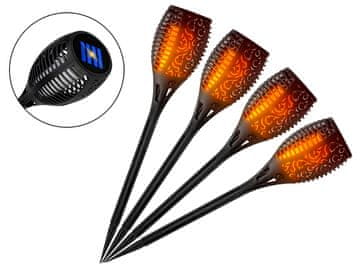 Blow 67-498# Solarna svetilka z baklo 4pcs