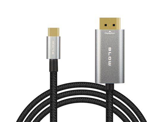 Blow 92-687# Prikazni vmesnik - usb-c 2m pleteni priključek