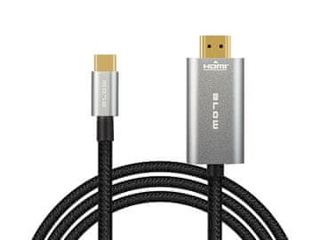 Blow 92-686# hdmi - usb-c 2m pleteni priključek