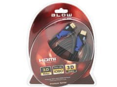 Blow 92-683# hdmi-hdmi 8k 3m pleteni priključek