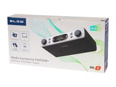 Blow 77-571# Kuhinjski radio fm/dab+ blow rk2 silver