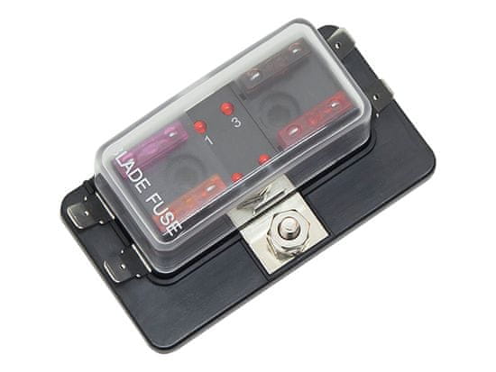 Blow 0348# Avtomobilska svetilka za 4 varovalke + LED