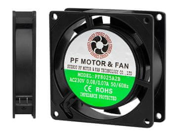 Blow 85-811# Ventilator 80x25mm 230v kroglični terminal