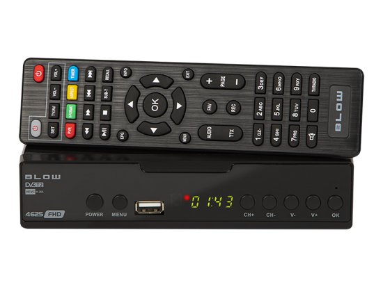 Blow 77-048# dekoder tuner dvb-t2 blow 4625fhd h.265 v2