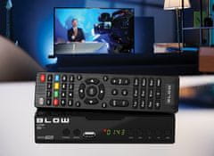 Blow 77-048# dekoder tuner dvb-t2 blow 4625fhd h.265 v2
