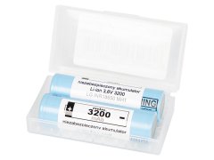 Blow 85-599# Akumulator 18650 li-ion lg 3200mah 10a 3,6v + škatla 2szt