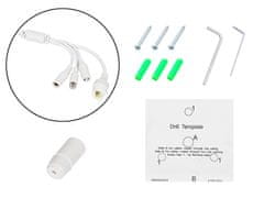 Blow 77-857# ip blow 8mp bl-i8is28twm/poe 2,8 mm bela kupolasta kamera