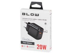 Blow 76-019# omrežni polnilec usb vtičnica + usb-c qc 20w