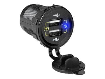 Blow 75-697# 2xusb m18c vgrajen avtomobilski polnilnik
