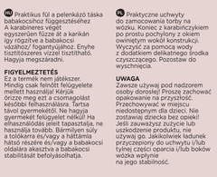 Petite&Mars PETITE&amp;MARS Ročaji za obešanje torbe na voziček - 2 kosa