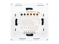 Blow 72-088# Inteligentno stikalo za svetlobo dvokanalno steklo wifi tuya