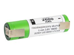 Blow 85-598# 18650 li-ion 2pcs 2600mah tin 3.6v sony/murata baterija + škatla