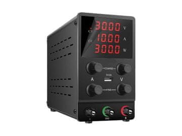 slomart Blow SPS1203 laboratorijski napajalnik 0-120V/0-3A, črn