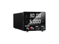 Blow 58-625# Laboratorijski napajalnik x3005 mini 30v/5a črn