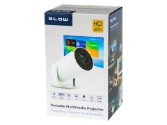 Blow 79-700# prenosni projektor blow androidtv hd kino bela