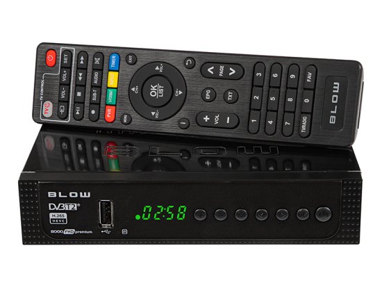 Blow 77-039# dekoder tuner dvb-t2 blow 8000fhd premium