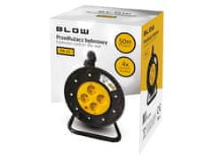 Blow 98-701# Podaljševalni kabel pr-61 s 4 vtičnicami z ozemljitvijo 50 m pvc boben 3x2,5 mm