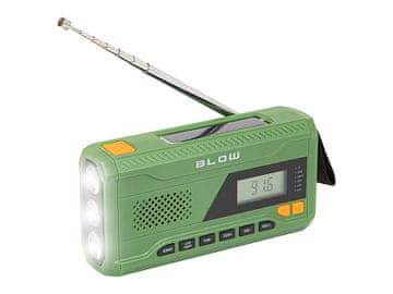Blow 77-541# Prenosni analogni radijski sprejemnik am/fm blow ra11 sončna dinamo svetilka