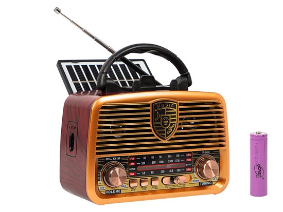 Blow 77-540# Prenosni analogni radio am/fm bt blow ra10 solar
