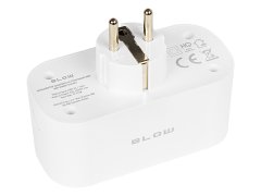 Blow 72-072# pametna dvojna vtičnica tuya z wifi nadzorom bela