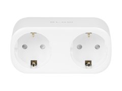 Blow 72-072# pametna dvojna vtičnica tuya z wifi nadzorom bela