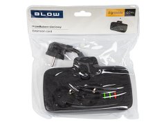 Blow 98-233# razdelilnik ps-310u 3-vtičnica 3xusb 0,1 m črn podaljšek 2x1 mm