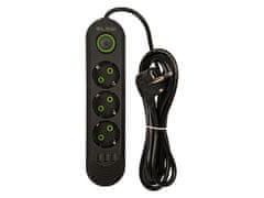 Blow 98-214# ps-330 3-vtičnica 3xusb podaljšek 3m črna 2x1mm