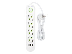 Blow 98-223# Podaljševalni kabel ps-420 4-vtičnica 3xusb 2m bela 2x1mm
