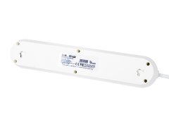 Blow 98-225# Podaljševalni kabel ps-450 4-vtičnica 3xusb 5m bela 2x1mm