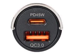 Blow 75-788# avtomobilski polnilec gn.usb+usb-c g50d