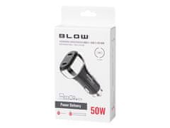 Blow 75-776# Avtomobilski polnilec gn.usb-cx2 50w g50a