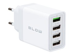 Blow 76-026# omrežni polnilnik vtičnica usbx3 + usb qc 30w