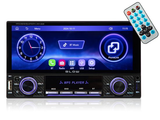 Blow 78-355# Radio blow avh-686b rds mp3/usb/micro sd/bluetooth
