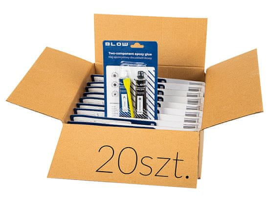 Blow 91-485# 2-komponentno epoksidno lepilo 2x10ml udarec 20ks