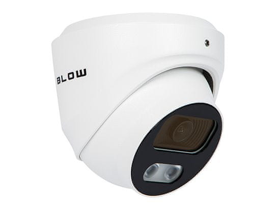 Blow 77-858# ip blow 8mp bl-i8hl28twm/poe 2,8 mm bela kamera s hibridno svetlobo