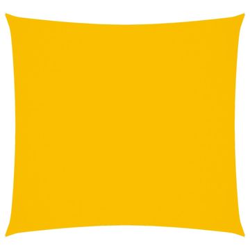 Vidaxl Senčno jadro oksford blago kvadratno 3,6x3,6 m rumeno