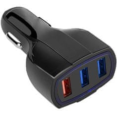 slomart PLS34F Samodejni polnilnik. qc 3.0 3xusb črn