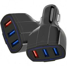 slomart PLS34F Samodejni polnilnik. qc 3.0 3xusb črn