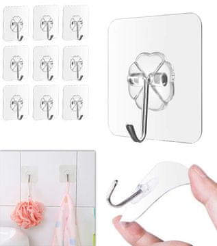 slomart AG702 Samolepilna stenska kljuka 10sz