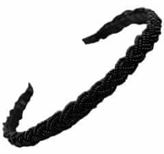 slomart BQ47C Trak za lase z biseri črne barve