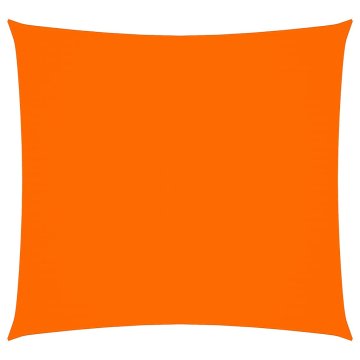 Vidaxl Senčno jadro oksford blago kvadratno 6x6 m oranžno