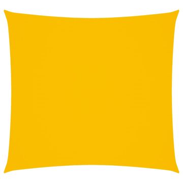 Vidaxl Senčno jadro oksford blago kvadratno 6x6 m rumeno