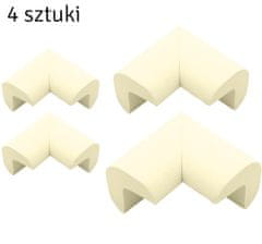 slomart AG444H Penasta zaščita vogalov 4 kosi