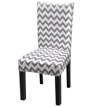 slomart AG865 Prevleka za stol siva in bela