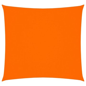 Vidaxl Senčno jadro oksford blago kvadratno 3,6x3,6 m oranžno
