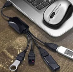 slomart AK22 4-portni razdelilnik USB
