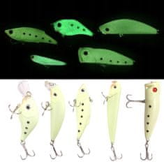 slomart AG103C Fluorescenčni voblerji 5 kosov