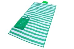slomart AG366A Podloga za plažo z blazino zelena