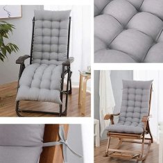 slomart AG690E Blazina za ležalnik 160 cm siva